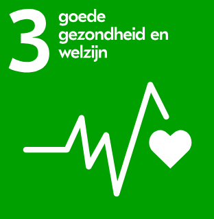 Icoon van SDG doelstelling 3
